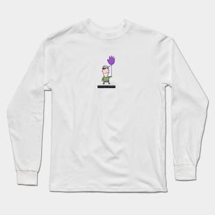 Partying postCOVID kid stage Long Sleeve T-Shirt